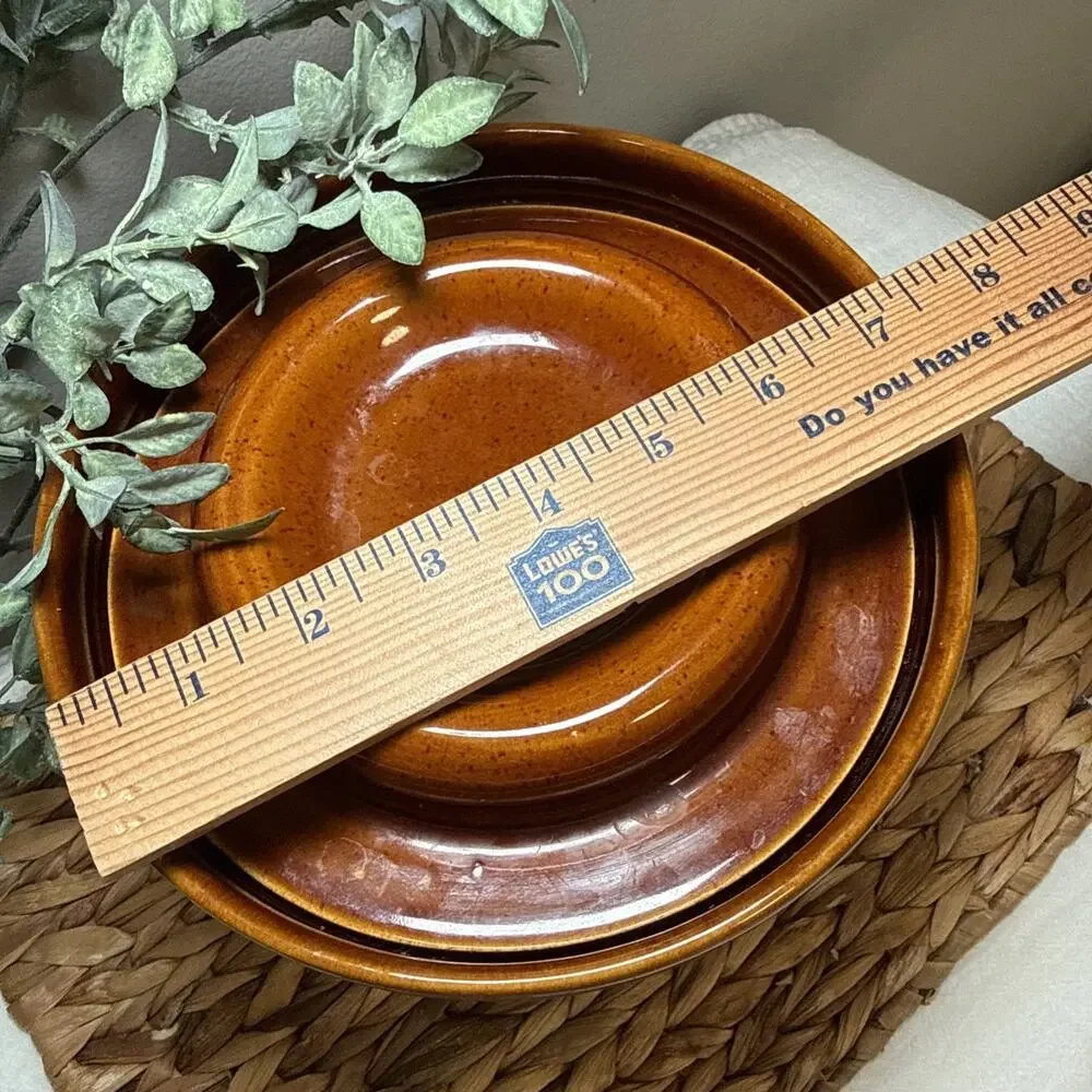 Vintage Pfaltzgraff 3.5 Qt Brown Amber Glaze Canister Cookie Jar w Lid USA Heavy